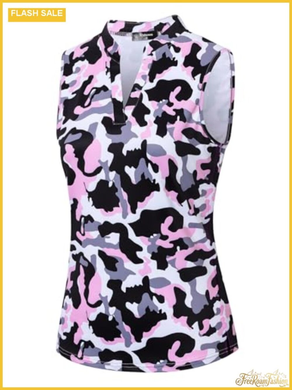 Womens Sleeveless Golf Polo Moisture Wicking Tennis Workout Tank Top